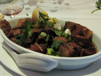 lacquered pork at Le Cambodge in Paris