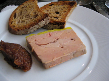 foie gras 1 at Le Madrigal in Chartres, France